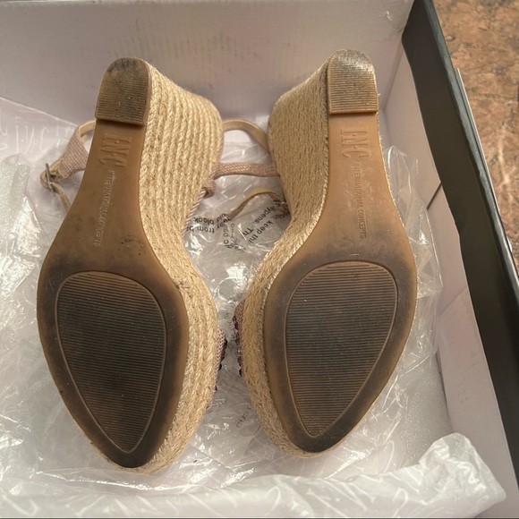 INC International Concepts Women Peach Beige Wedge - Picture 6 of 6